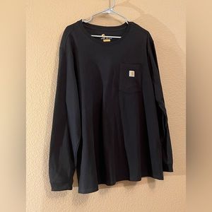 Women’s Black Carhartt Long Sleeve Shirt Size 1X 16/18